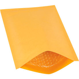 Global Industrial™ Heat Seal Bubble Mailers #1 7-1/4""W x 12""L Kraft 25/Pack