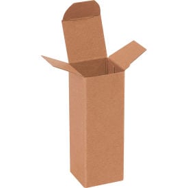 Global Industrial Reverse Tuck Folding Cartons 1-1/2""L x 1-1/2""W x 4""H Kraft 1000/Pack