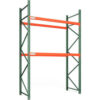 Global Industrial™ Bolted Teardrop Pallet Rack Starter 108""Wx 42""D x 144""H 6420 lbs Shelf Cap