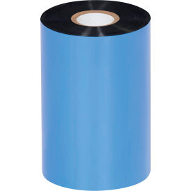 Global Industrial™ Zebra Thermal Transfer Ribbons 4-5/16""W x 1476'L Wax Blk 24 Rolls/Case