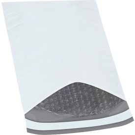 Global Industrial™ Bubble Lined Poly Mailers 7-1/4""W x 8""L 2 Mil White 200/Pack
