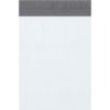 Global Industrial™ Poly Mailers with Tear Strip 10""W x 13""L 2.5 Mil White 100/Pack