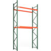 Global Industrial™ Bolted Teardrop Pallet Rack Starter 108""Wx 42""D x 192""H 6420 lbs Shelf Cap