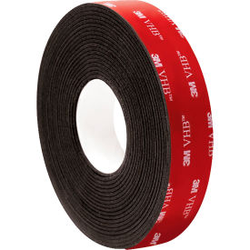 VHB™ 5962 Double Sided Foam Tape 1"" x 5 Yds. 62 Mil Black