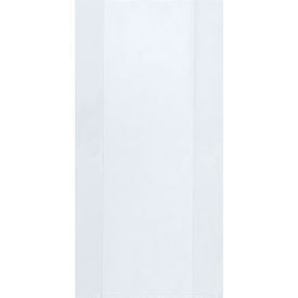 Global Industrial™ Gusseted Poly Bags 5""W x 3""D x 15""H 2 Mil Clear 1000/Pack