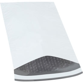Global Industrial™ Bubble Lined Poly Mailers 8-1/2""W x 14-1/2""L 2 Mil White 25/Pack