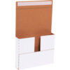 Global Industrial Corrugated Deluxe Easy-Fold Mailers 11-1/8""L x 8-5/8""W x 2""H White 25/Pack