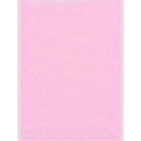 Global Industrial™ Anti Static Flush Cut Foam Pouches 9""W x 12""L x 1/8"" Thick Pink 150/Pack