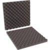 Global Industrial™ Convoluted Foam Sets 16""W x 16""L x 2"" Thick Charcoal 12/Pack
