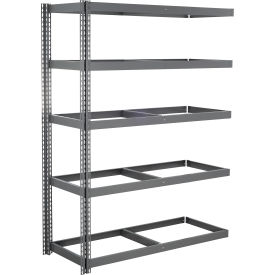 Global Industrial 5 Shelf Extra Heavy Duty Boltless Shelving Add On 72""W x 24""D x 72""H No Deck