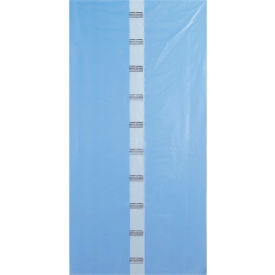 Global Industrial™ VCI Gusseted Poly Bags 35""L x 35""W x 72""H 4 Mil Blue 40/Roll