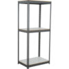 Global Industrial 3 Shelf Extra Heavy Duty Boltless Shelving Starter 48""Wx12""Dx120""HLaminate Deck