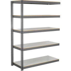 Global Industrial 5 Shelf Extra Heavy Duty Boltless Shelving Add On 72""Wx18""Dx60""HLaminate Deck