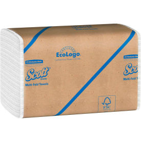 Scott® Multifold Paper Towels 9-1/4 x 9-1/2 White 250/Pack 16 Packs/Case - KIM01804