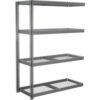Global Industrial 4 Shelf Extra Heavy Duty Boltless Shelving Add On 72""W x 18""D x 60""H Wire Deck