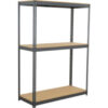 Global Industrial 3 Shelf Extra Heavy Duty Boltless Shelving Starter 72""W x 18""D x 60""HWood Deck