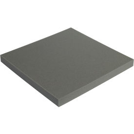 Global Industrial™ Cloud Foam Sheets 12""W x 12""L x 1"" Thick Charcoal 48/Pack