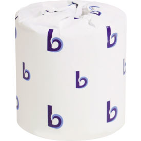 Boardwalk® 2-Ply Toilet Tissue Septic Safe White 4.5"" x 4.5"" 500 Sheets/Roll 96 Rolls/Case