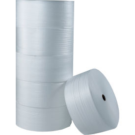 Global Industrial™ Non Perforated Air Foam Rolls 6""W x 250'L x 1/4"" Thick White 12 Rolls
