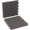 Global Industrial™ Convoluted Foam Sets 10""W x 10""L x 2"" Thick Charcoal 24/Pack