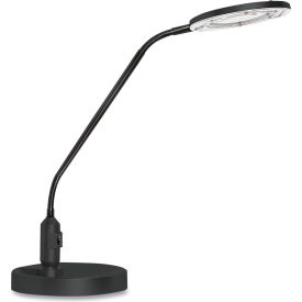 Alera® Clamp On LED Desktop Magnifier 5W Black