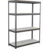 Global Industrial 4 Shelf Extra Heavy Duty Boltless Shelving Starter 60""Wx36""Dx120""HLaminate Deck