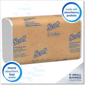 Scott® Essential C-Fold Paper Towel 1-Ply 10-1/8""W x 13-1/8""L White 200/Pack 9 Packs