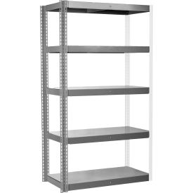 Global Industrial 5 Shelf High Capacity Boltless Shelving Steel deck Add On 96""W x 24""D x 72""H