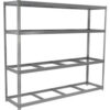 Global Industrial 4 Shelf Extra Heavy Duty Boltless Shelving Starter 96""W x 36""D x 120""H No Deck