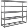 Global Industrial 5 Shelf Extra Heavy Duty Boltless Shelving Starter 96""W x 30""D x 60""HWire Deck