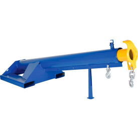 Forklift Telescoping Fixed 15° Fork Jib Boom Crane LM-F15-4-24 4000 Lb. Capacity