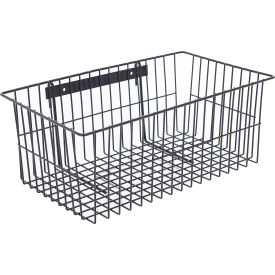 Nexel® Black Epoxy Wire Utility Basket 18-3/4""W x 11-1/4""D x 7-1/2""H