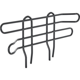Nexel® Black Epoxy Wire Ledge 12""W x 4""H