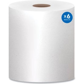 Scott® Essential High Capacity Recycled Paper Towel 1-Ply 8'W x 1000'L White 6 Rolls