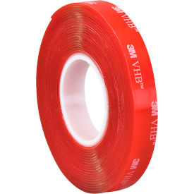 VHB™ 4910 Double Coated Film Tape 3/4"" x 5 Yds. 40 Mil Clear