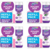 Swiffer® PowerMop Cleaning Solution & Pads Refill Pack Lavender Scent Purple 4/Case
