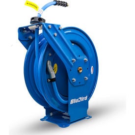 BluBird® Dual Arm Spring Return Air Hose Reel 300 PSI 3/8"" ID x 100'L