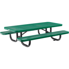 Global Industrial™ 6' Rectangular Kids Picnic Table Expanded Metal Green