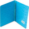 ACCO Pressboard Report Cover Prong Clip Letter 3"" Capacity Light Blue