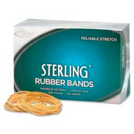 Alliance® Sterling® Rubber Bands Size # 19 3-1/2"" x 1/16"" Natural 1 lb. Box