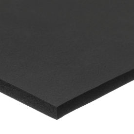 Black Silicone Foam Sheet No Adhesive - 1/4"" Thick x 12"" Wide x 24"" Long