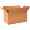 Global Industrial™ Long Cardboard Corrugated Boxes 24""L x 12""W x 12""H Kraft