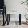 Interion® Square End Table 20"" x 20"" Gray Top