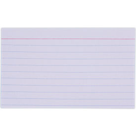 Universal® Ruled Index Cards 3 x 5 White 100/Pack