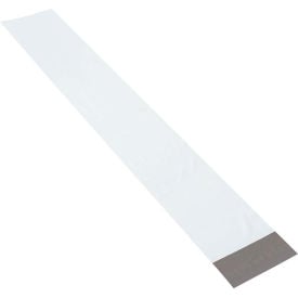 Global Industrial™ Long Poly Mailers 6""W x 39""L 4 Mil White 100/Pack
