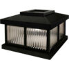 Mayne Solar Cap LZM-625-B - Black for Mailbox Post