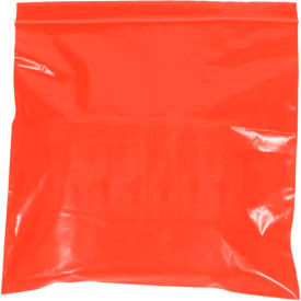 Global Industrial™ Reclosable Poly Bags 5""W x 8""L 2 Mil Red 1000/Pack