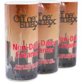 Office Snax® Reclosable Powdered Non-Dairy Creamer 12 oz Canister 3/Pack