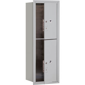 4C Horizontal Mailbox 41""H Single Parcel Box 1 PL5/1 PL6 Front Load Aluminum USPS
