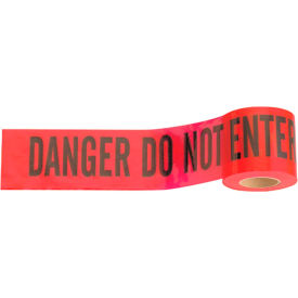 300' X 3"" Red ""Danger Do Not Enter"" Tape 1 Roll